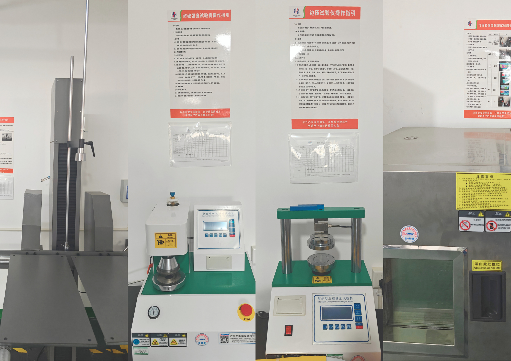 QC and testing capability visual