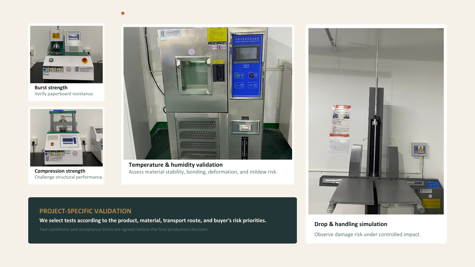 Inspection and testing evidence reference